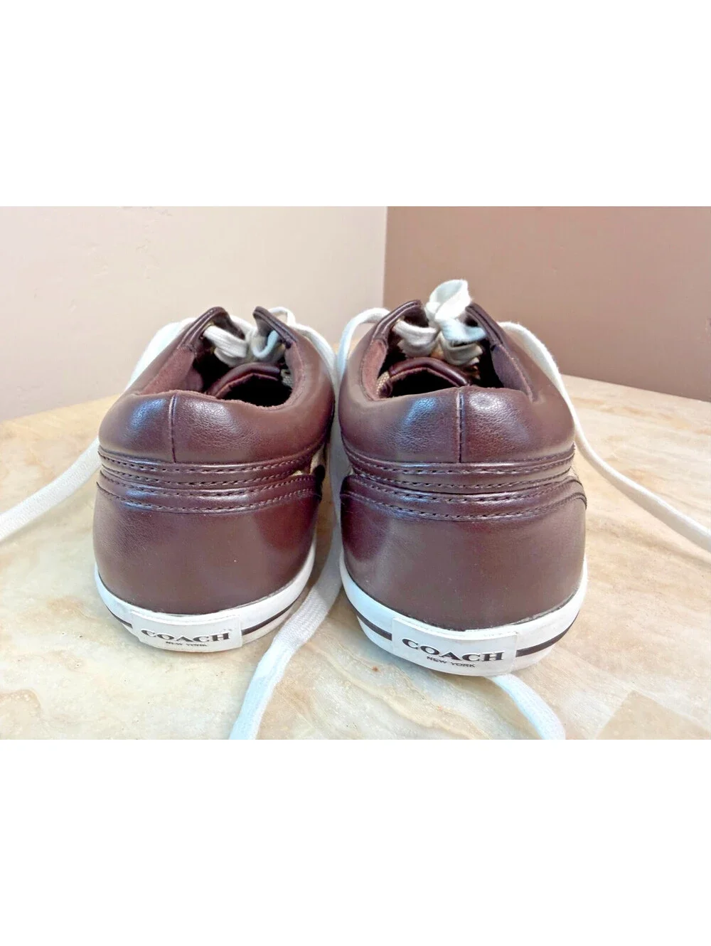 Coach Francesca A5209 Signature C Jacquard Sneakers Size 10B